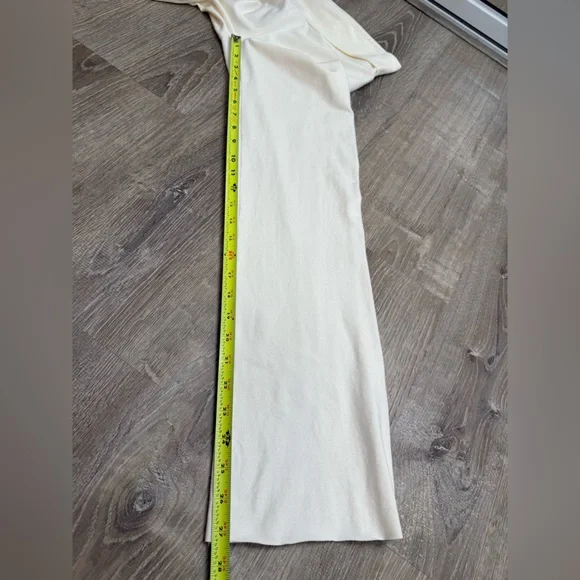 NWT SKIMS Cotton Jersey Foldover Pants -Marble Medium - Picture 8 of 11